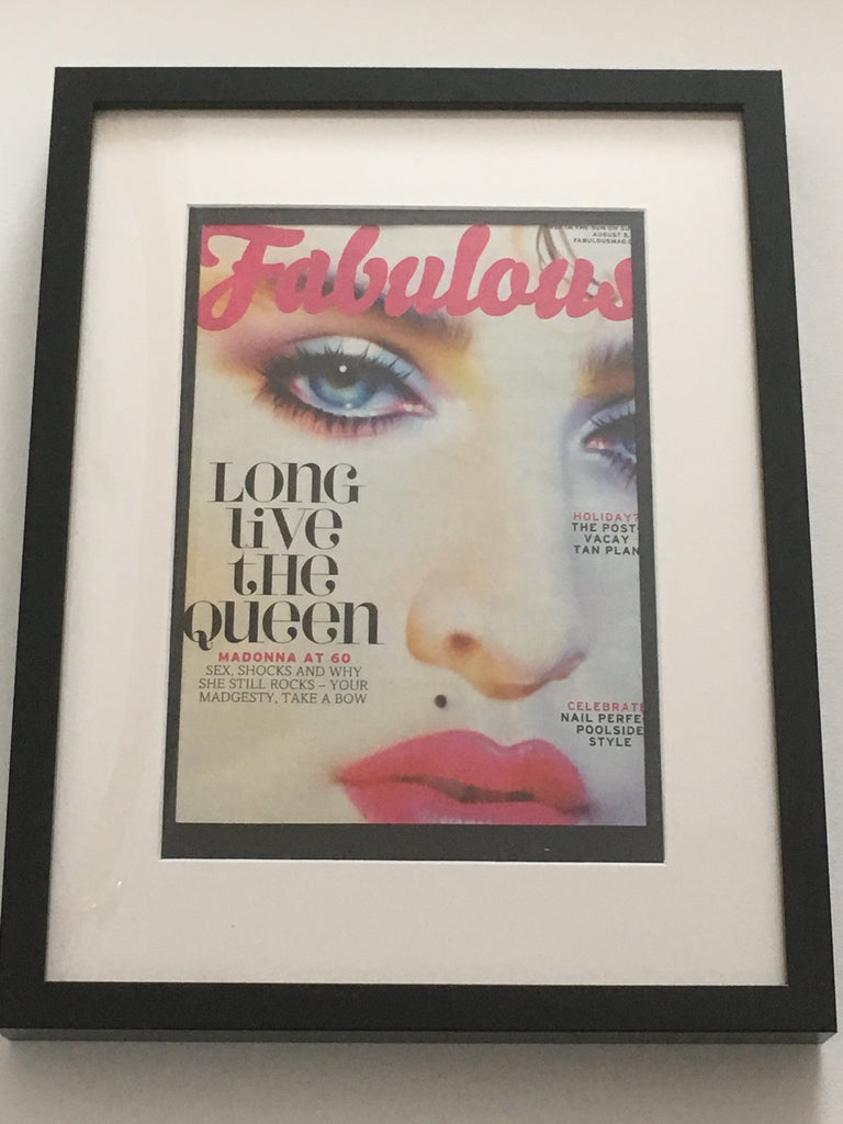 MADONNA at 60 Iconic Limited Edition Framed Original UK Magazine