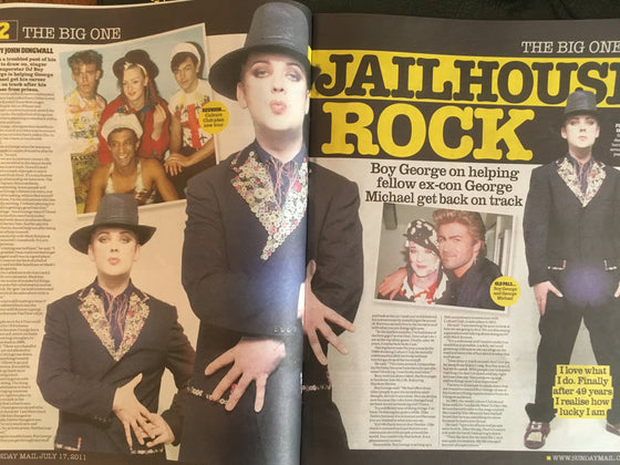 Seven Days Magazine January 2011: BOY GEORGE on helping George Michael and more