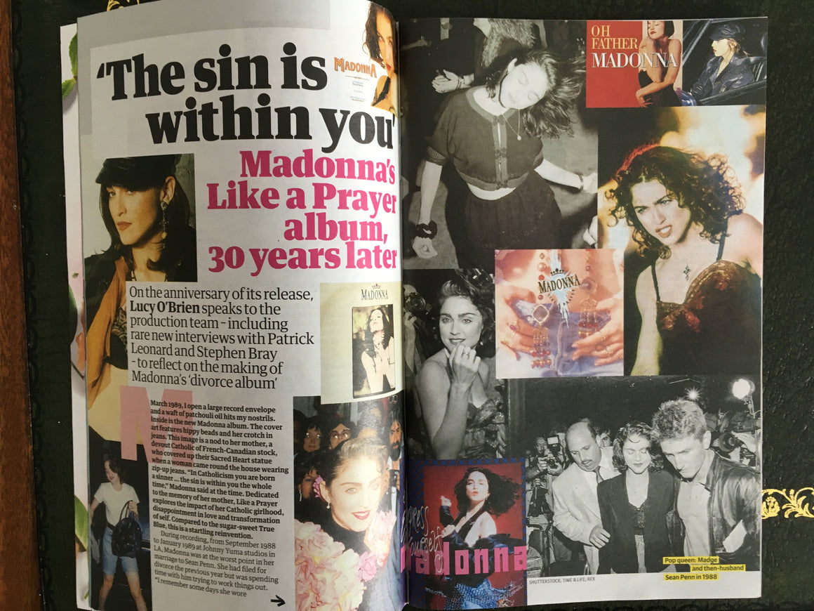 UK Guardian Guide March 2019: MADONNA Like A Prayer - 30 Years On