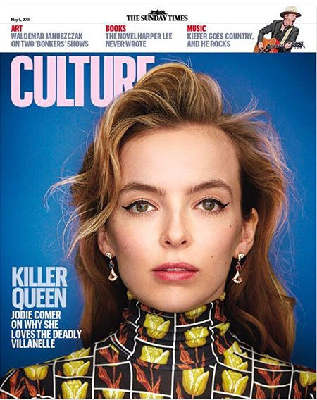 UK CULTURE Magazine May 2019: Killing Eve JODIE COMER - Kiefer Sutherland Nicholas Hoult