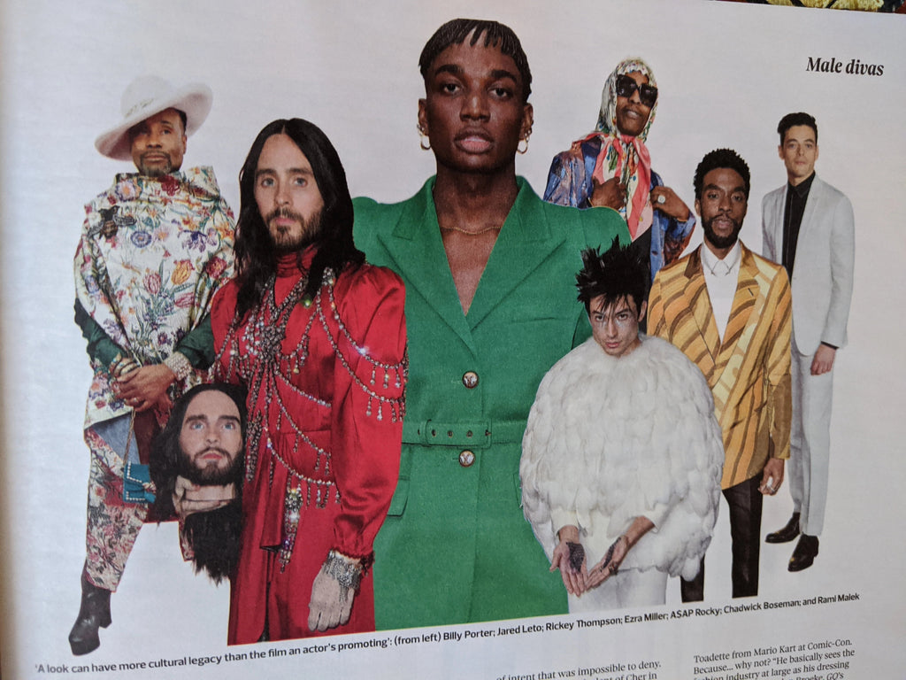 UK OBSERVER Magazine Feb 2020: JARED LETO Ezra Miller TIMOTHEE CHALAMET