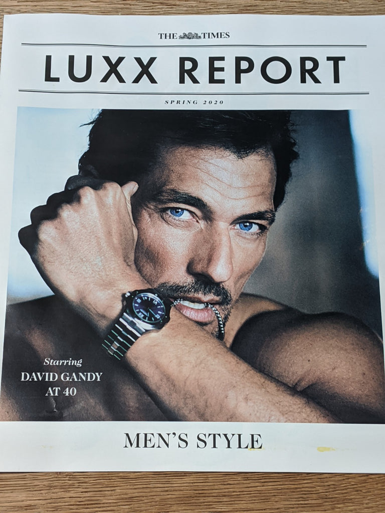 Times Luxx Report Magazine Spring 2020 - David Gandy Cover