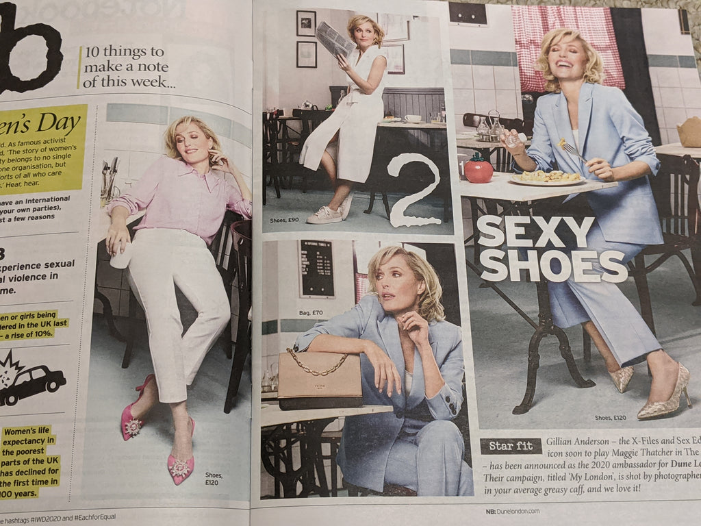 UK Notebook Magazine 8 March 2020: Gillian Anderson