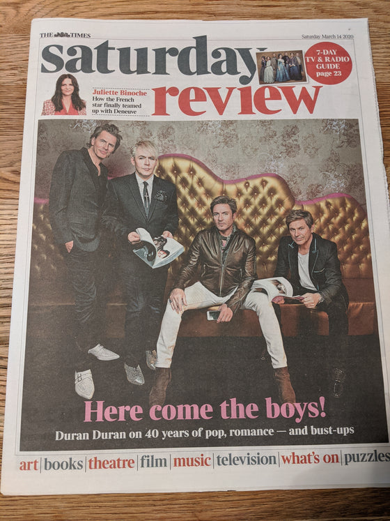 UK Times Review 14th March 2020: Duran Duran Cover Exclusive