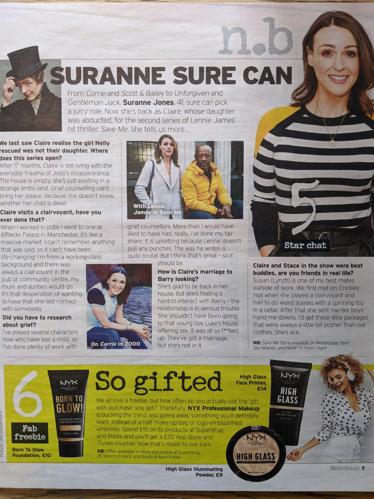 UK Notebook Magazine March 2020: Suranne Jones Interview