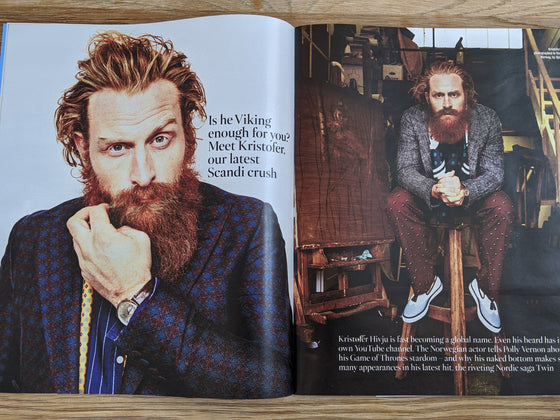 UK TIMES MAGAZINE April 2020: Kristofer Hijvu Twin Interview - Noel Fitzpatrick