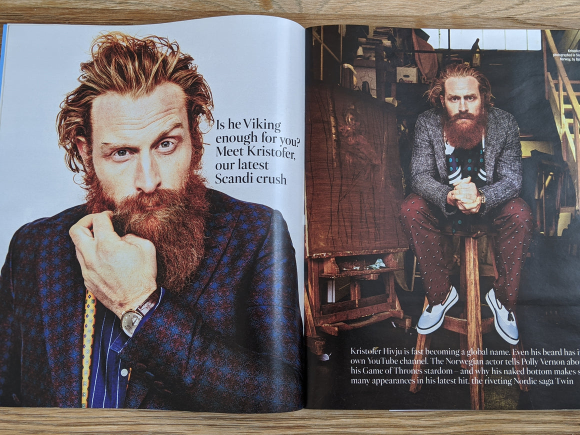 UK TIMES MAGAZINE April 2020: Kristofer Hijvu Twin Interview - Noel Fitzpatrick