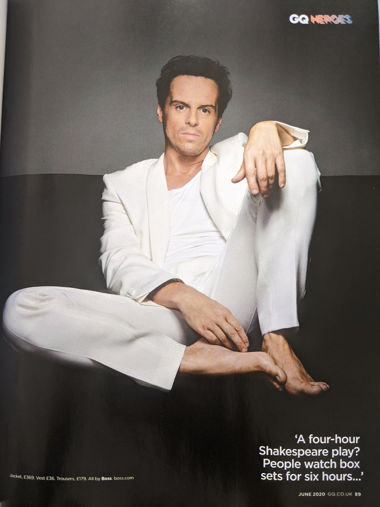 UK GQ Magazine June 2020: Andrew Scott Heroes Interview