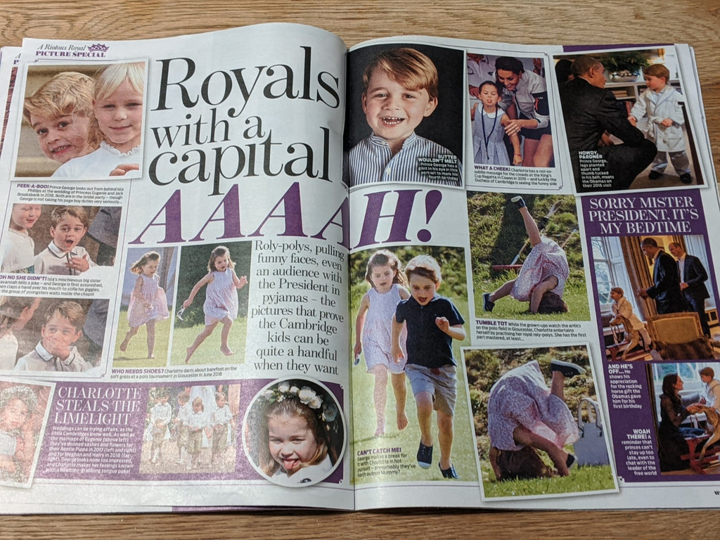 UK Royal Rascals MAGAZINE May 2020 George Charlotte Louis - Kate Middleton - NEW