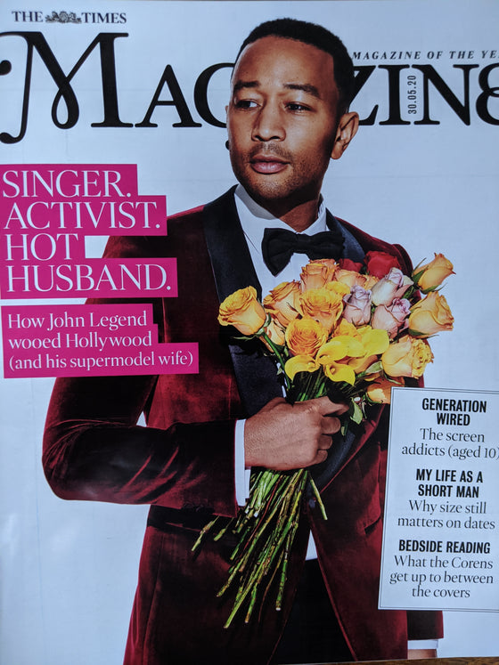 UK TIMES Magazine 30th May 2020: JOHN LEGEND COVER FEATURE
