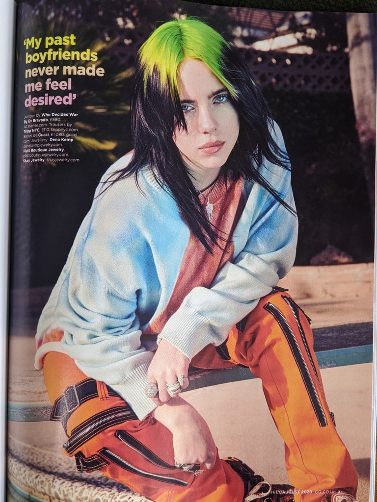 British GQ Magazine July 2020: Billie Eilish Cover