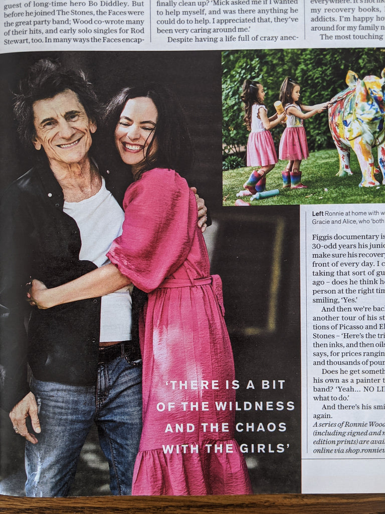 UK Telegraph Magazine June 2020: RONNIE WOOD COVER & FEATURE Rolling Stones