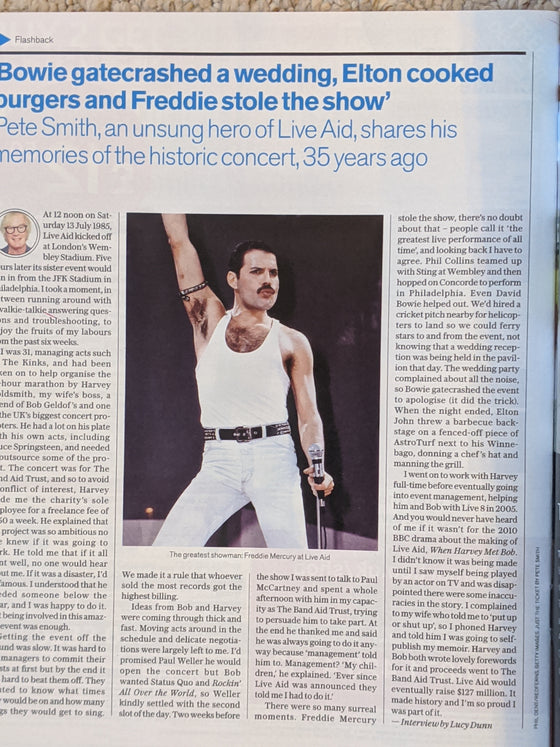 UK Telegraph Magazine 18 July 2020: Freddie Mercury Queen Elton John