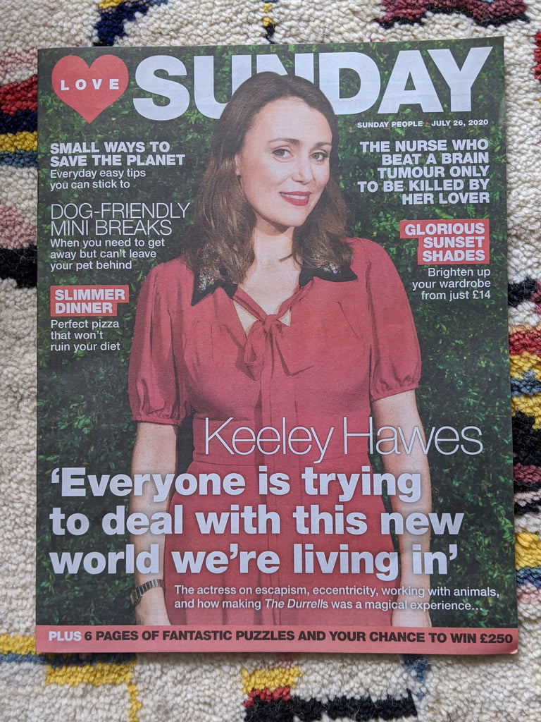 UK Love Sunday Magazine July 26 2020: Keeley Hawes Cover