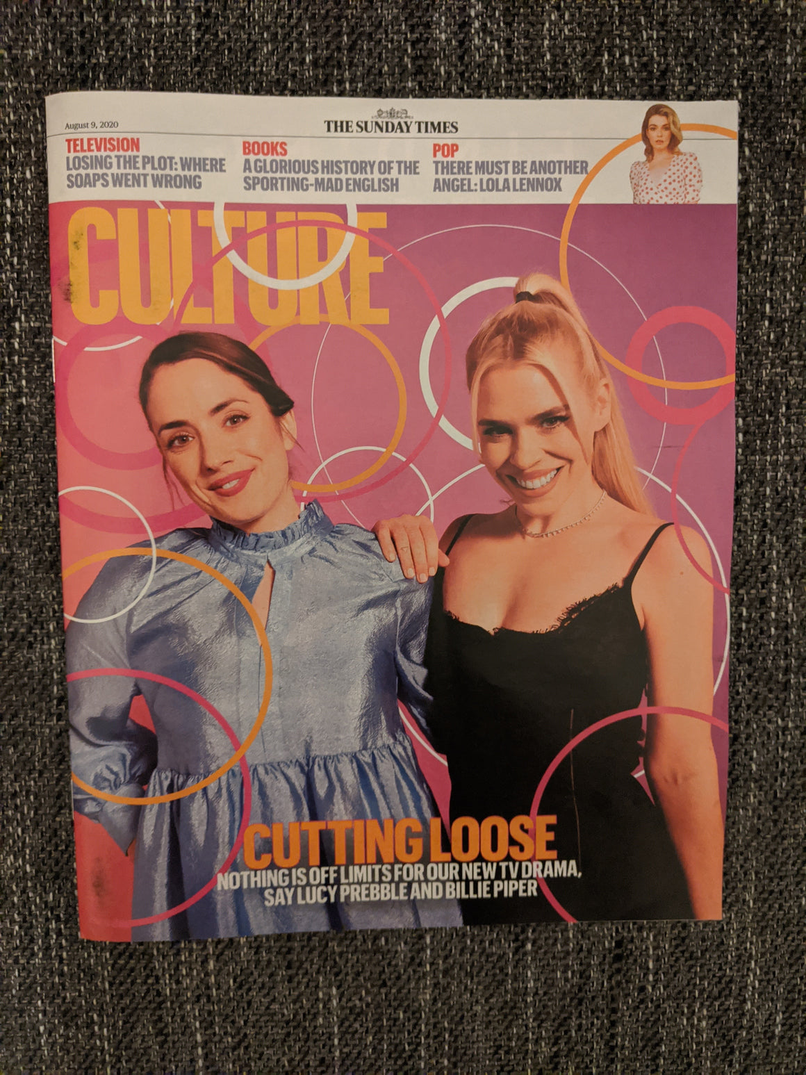 UK Culture Magazine August 2020: BILLIE PIPER Lucy Prebble LOLA LENNOX Annie Lennox