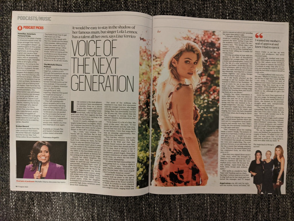 UK Culture Magazine August 2020: BILLIE PIPER Lucy Prebble LOLA LENNOX Annie Lennox