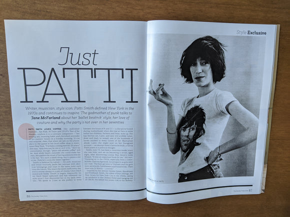 UK STYLE Magazine September 2020: PATTI SMITH AN AUDIENCE WITH INTERVIEW