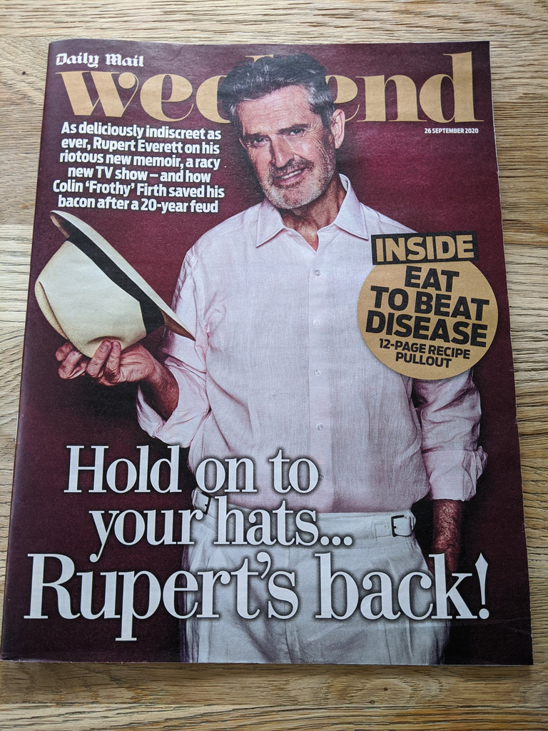 WEEKEND Magazine 09/2020 RUPERT EVERETT Keeley Hawes ROY STRONG Paige ...