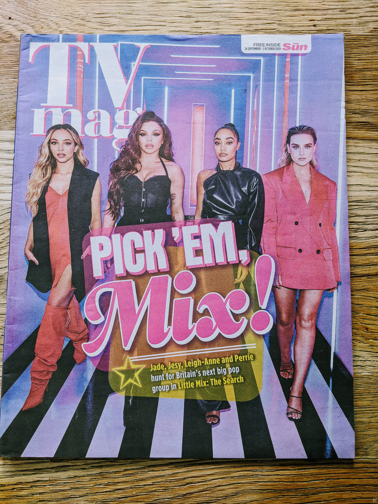 LITTLE MIX UK TV MAGAZINE JADE PERRIE LEIGH-ANNE JESY SEPTEMBER 2020