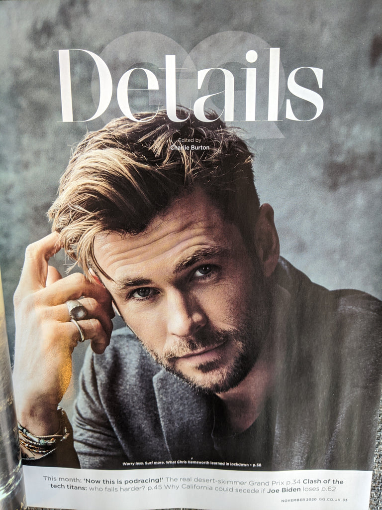 Chris Hemsworth for British GQ November 2020