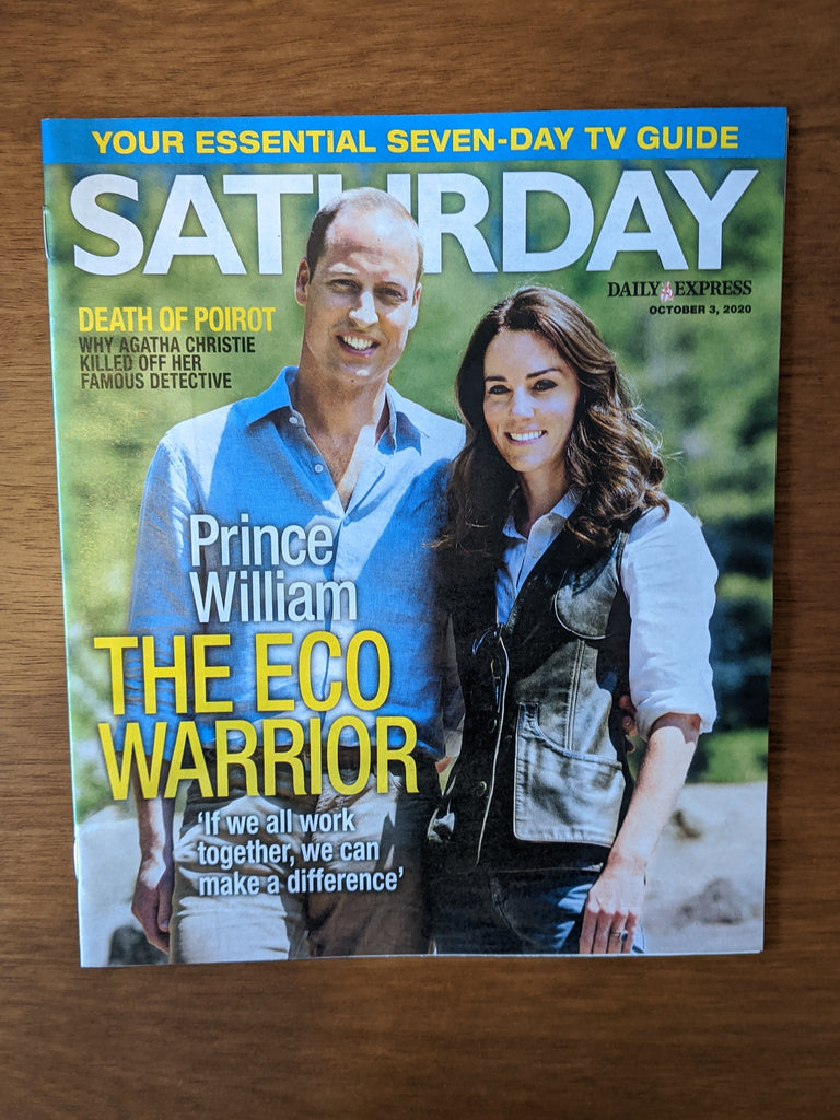 SATURDAY Mag 10/2020: PRINCE WILLIAM Kate Middleton HELEN BAXENDALE Nik Kershaw