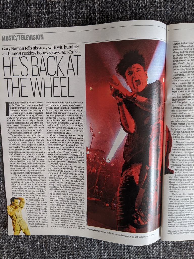 Culture Magazine October 18 2020 Gary Numan Bruce Springsteen Hugh Laurie