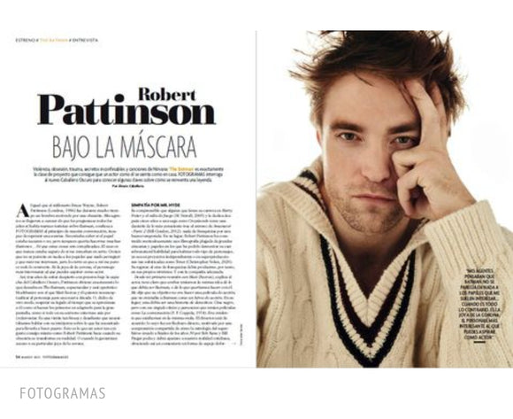 Robert Pattinson Fotogramas Spain Magazine March 2022