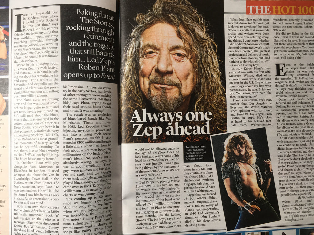 UK Event Magazine August 2018: Kylie Minogue Cover - Sam Heughan Robert Plant Fionn Whitehead