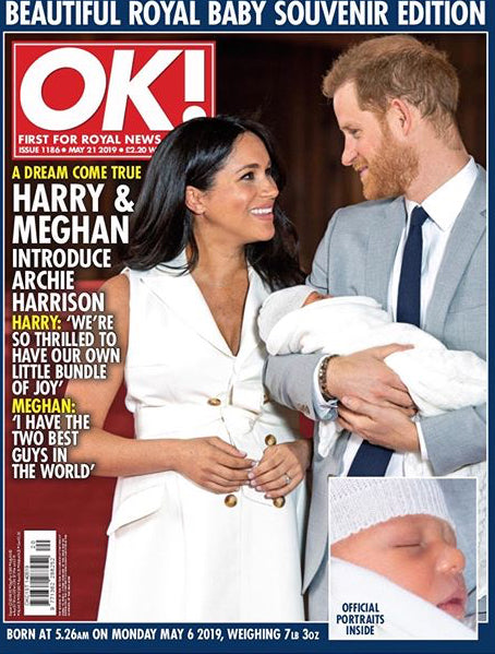 OK! magazine 21 May 2019 Meghan Markle Harry Archie - A Royal Baby souvenir