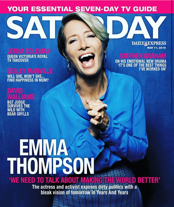 UK Saturday Magazine May 2019: EMMA THOMPSON COVER FEATURE - Diana Moran