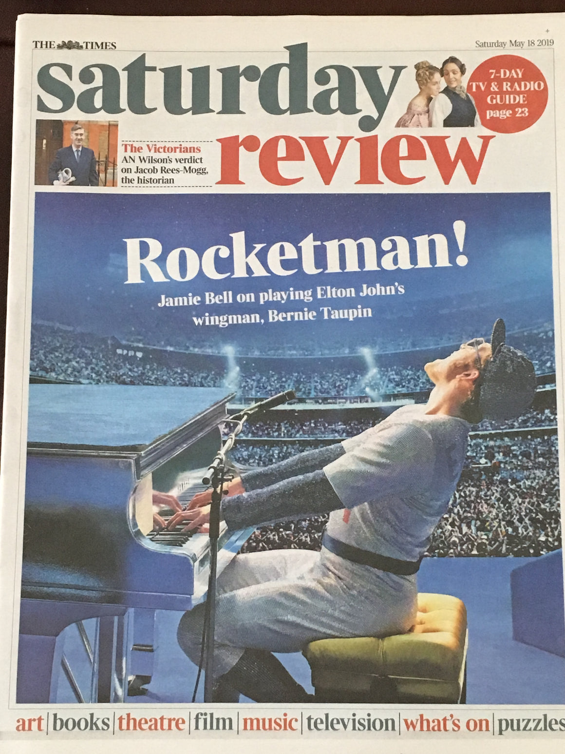 UK Times Review May 2019: ELTON JOHN Taron Egerton COVER FEATURE - ANDREW SCOTT