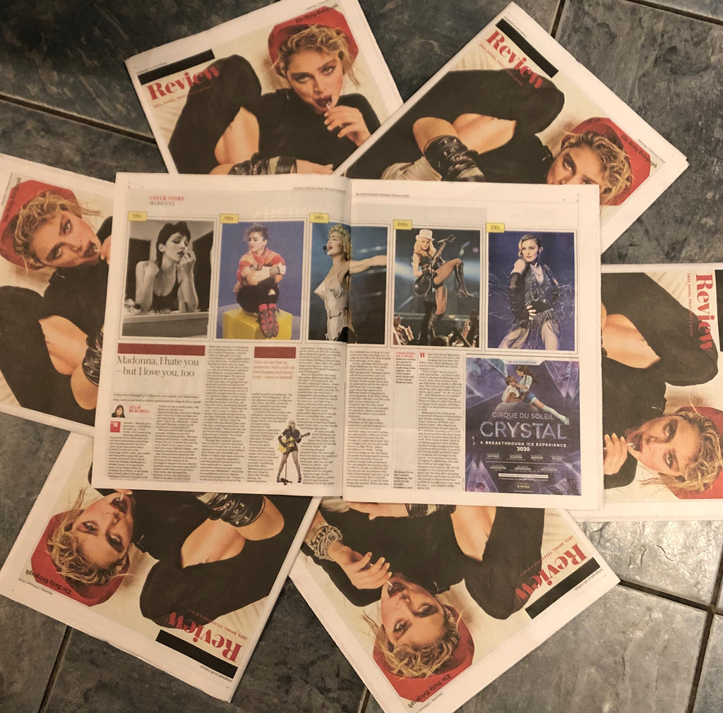 UK Telegraph Review February 2020: MADONNA COVER FEATURE