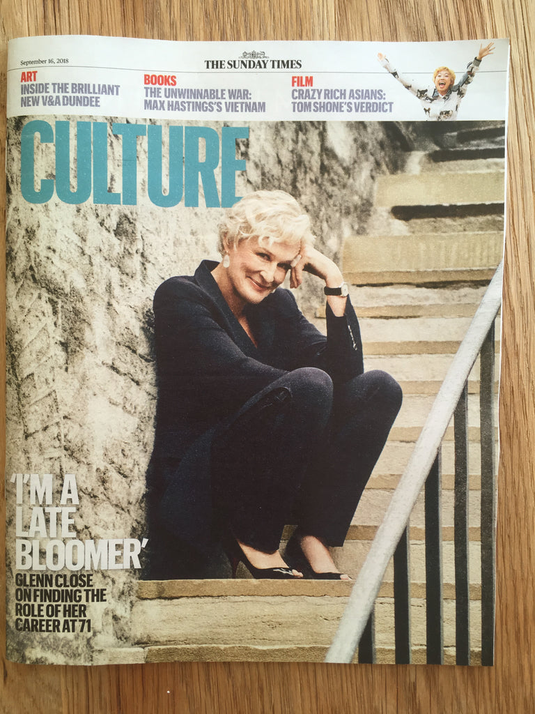 UK CULTURE magazine September 2018: Domhnall Gleeson Glenn Close John Grant