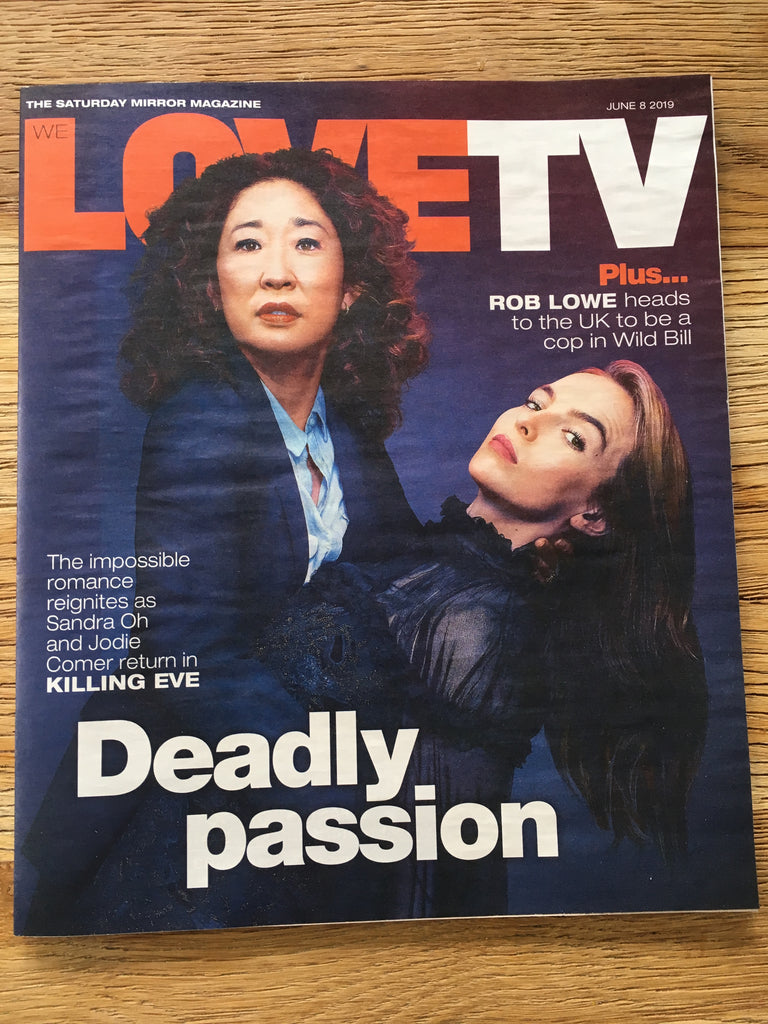 Love TV Magazine 06/2019 JODIE COMER Sandra Oh KILLING EVE SERIES 2