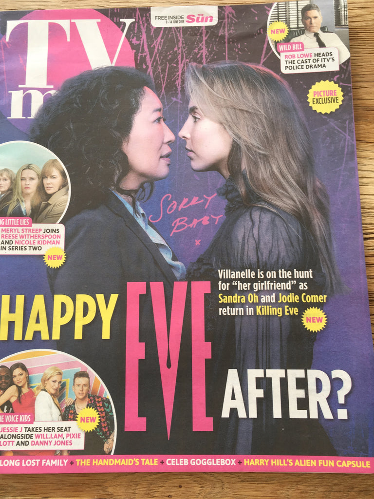 TV magazine 8 June 2019 Jodie Comer & Sandra Oh (Killing Eve) cover + interview