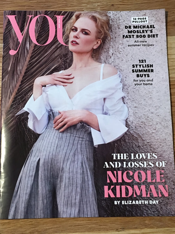YOU magazine 9th June 2019 Nicole Kidman cover and interview