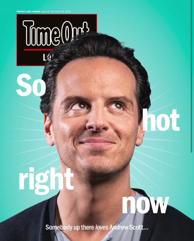 London Time Out Magazine 18th June 2019: Andrew Scott Cover Interview