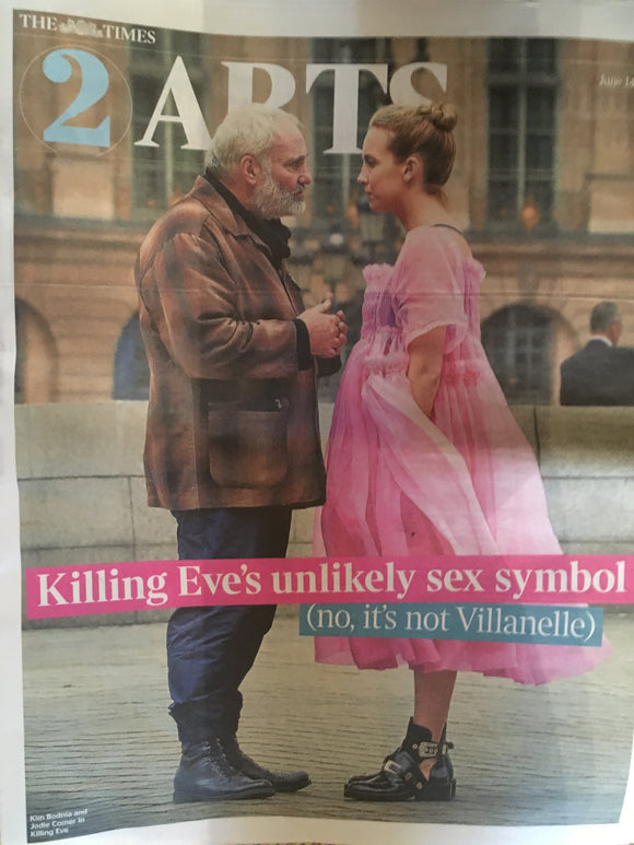 Times 2 Supplement 14th June 2019: Jodie Comer (Klling Eve) Cover Story