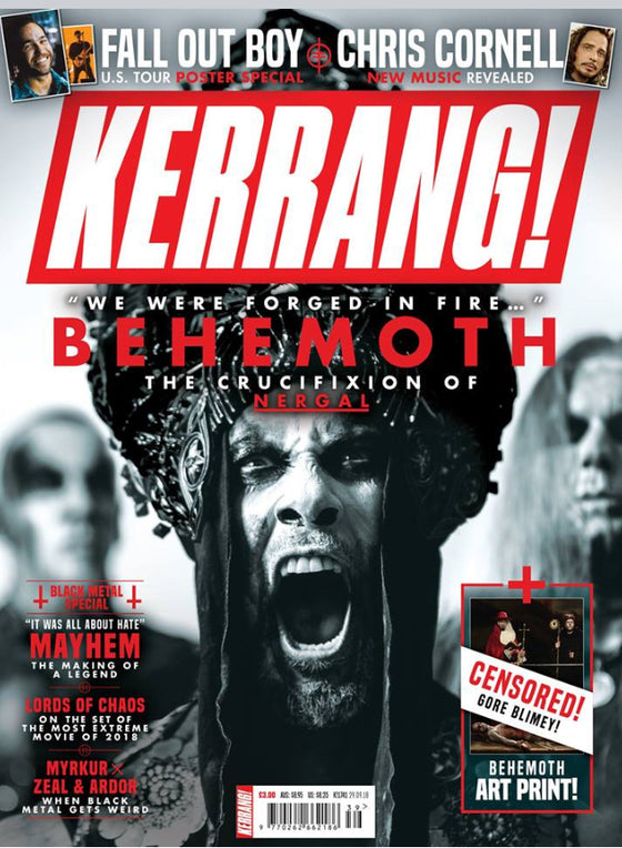 Uk Kerrang! Magazine September 2018 Behemoth Chris Cornell Fall Out Boy Mayhem