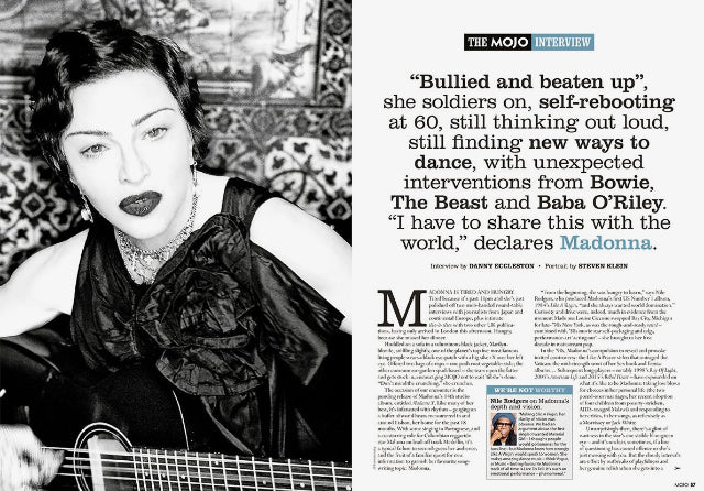 UK Mojo Magazine August 2019: The Madonna Interview