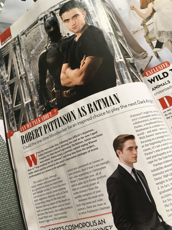UK Total Film Magazine July 2019: Robert Pattinson Batman feature