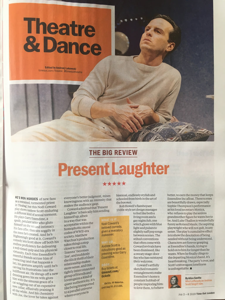 London Time Out Magazine July 2019 Andrew Scott Feature