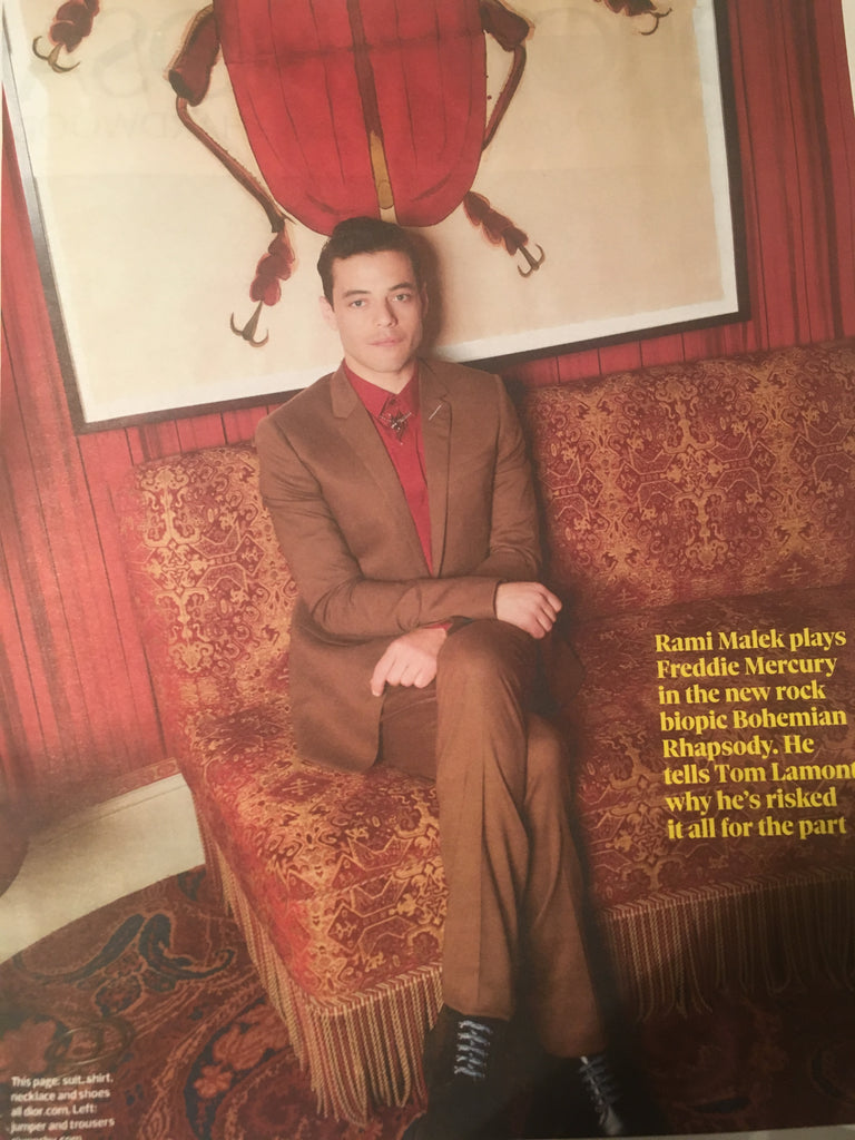 UK Observer Magazine October 2018: RAMI MALEK Photo Interview