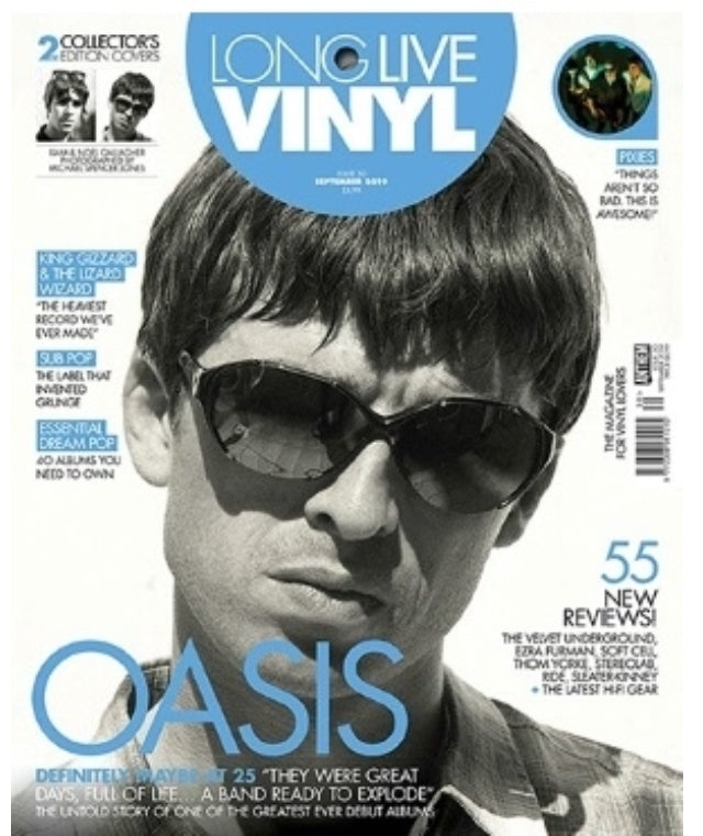 Long Live Vinyl Magazine #30: September 2019 - Oasis (Noel Gallagher Cover)
