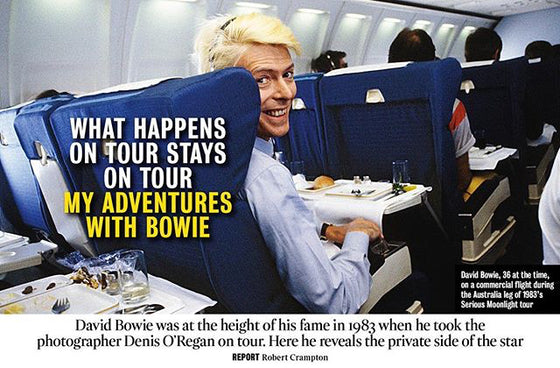UK Times Magazine OCT 2018: DAVID BOWIE - My Adventures On Tour