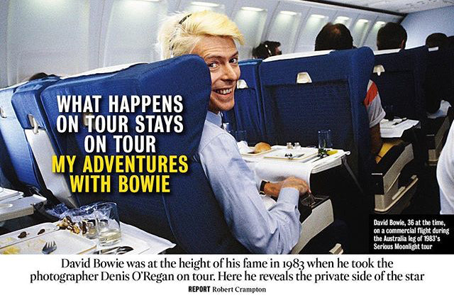 UK Times Magazine OCT 2018: DAVID BOWIE - My Adventures On Tour