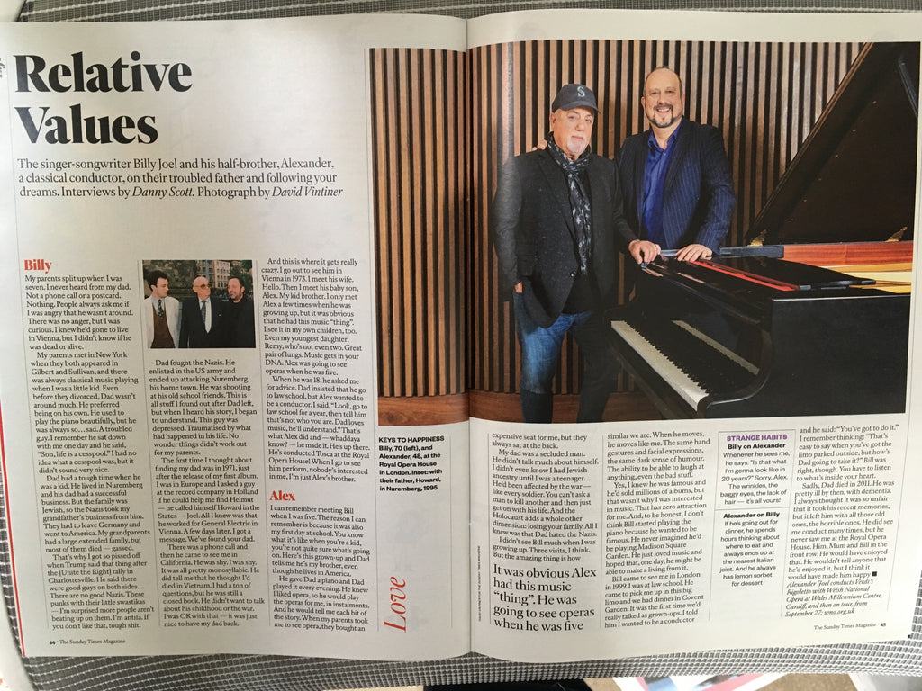 Sunday Times Magazine Aug 2019: PABLO ESCOBAR Victoria Eugenia Henao BILLY JOEL