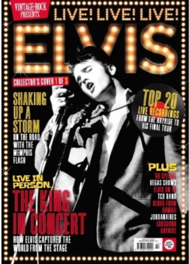 VINTAGE ROCK PRESENTS MAGAZINE Sept 2019: Elvis Collector's Edition (Cover 1)