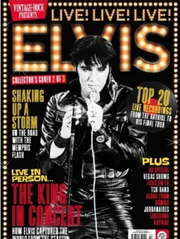 VINTAGE ROCK PRESENTS MAGAZINE Sept 2019: Elvis Collector's Edition (Cover 2)