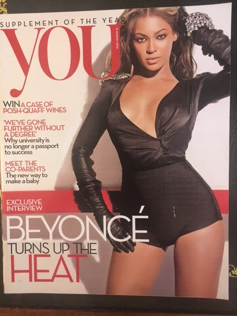 UK You magazine 15 August 2010 Beyonce Knowles Stunning Cover Story Interview